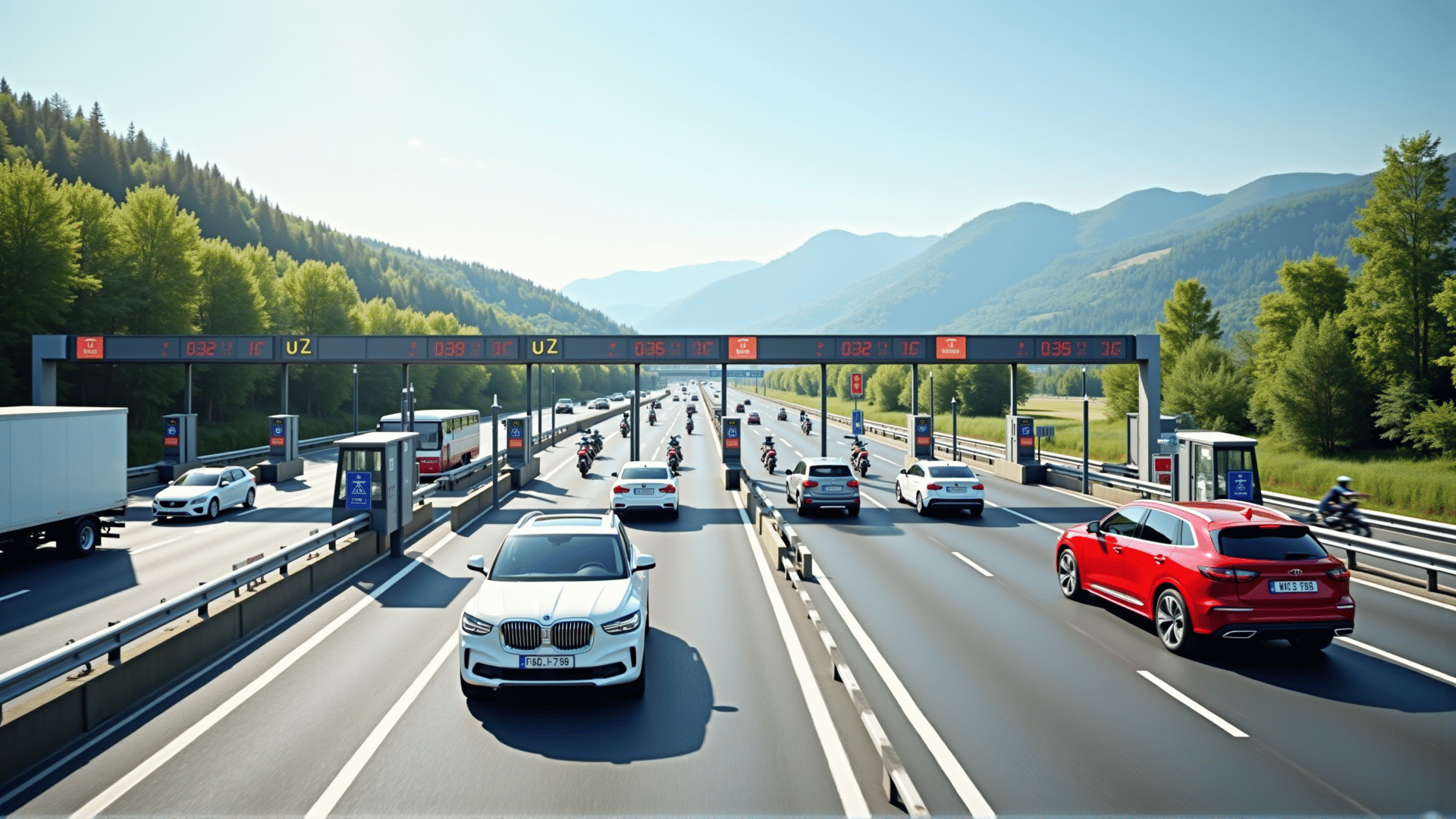 Verschiedene Mautsysteme in Österreich